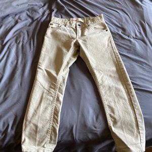 Boys Levi’s 511 slim khaki 5 pocket jeans. Size 8 regular.